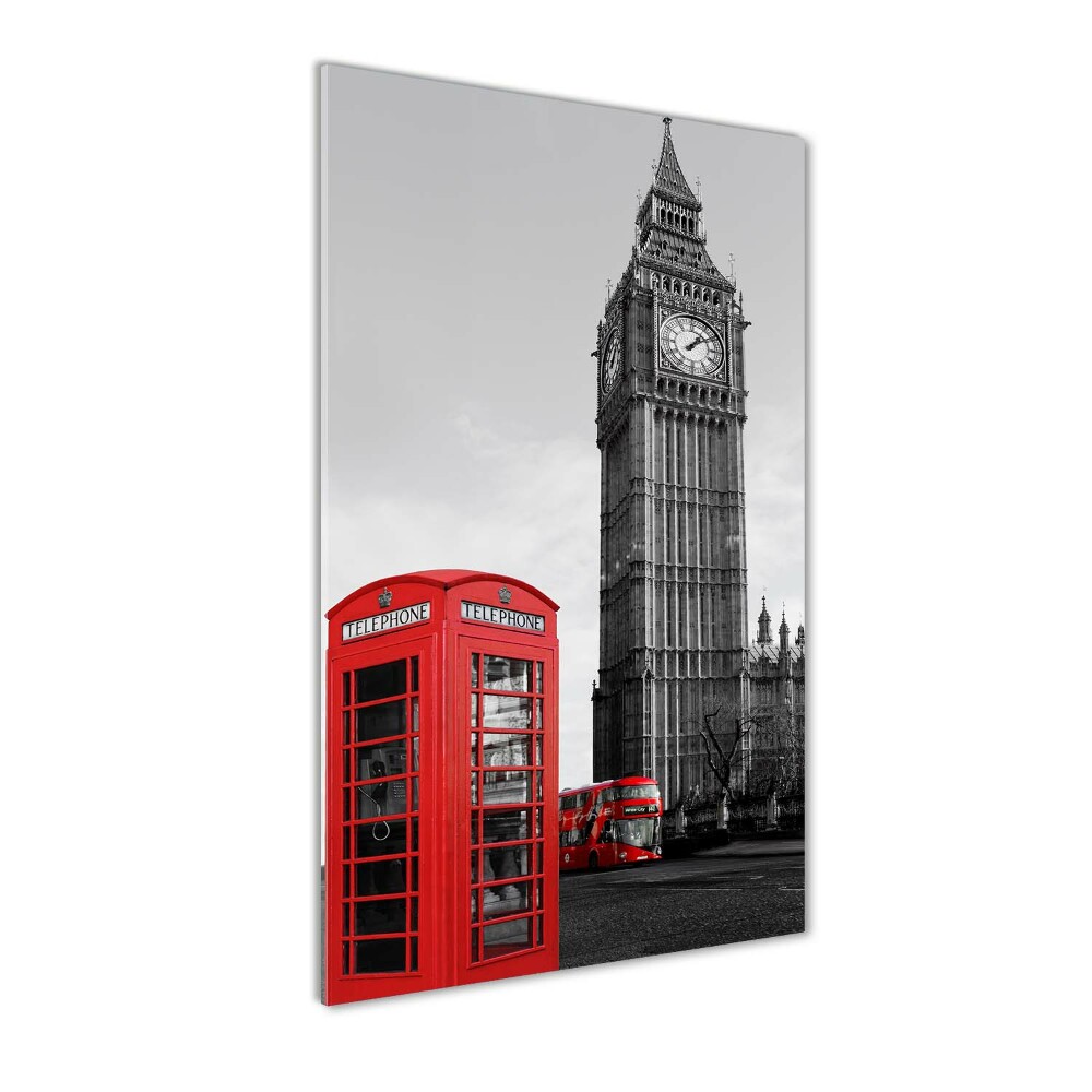 Foto obraz zdjęcie na szkle pionowy Big Ben Londyn