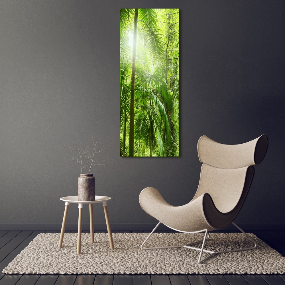 Foto obraz szkło hartowane pionowy Las deszczowy