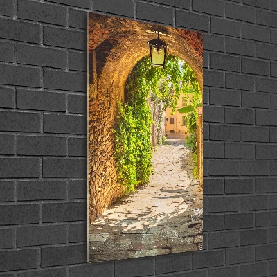 Foto obraz na szkle pionowy Włoskie uliczki