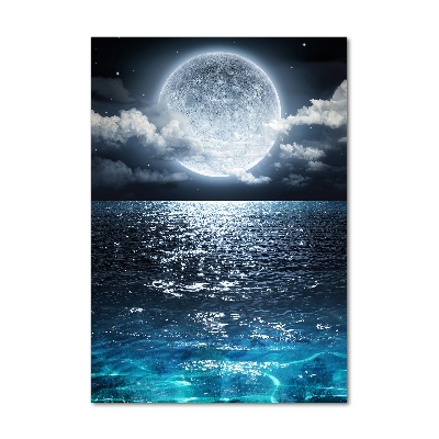 Foto obraz na szkle pionowy Księżyc w pełni
