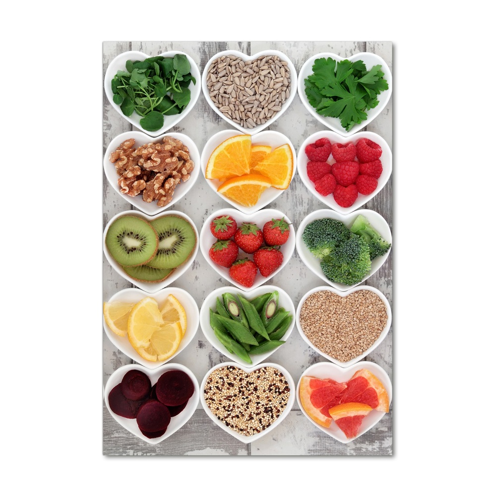 Foto obraz zdjęcie na szkle pionowy Zdrowa żywność