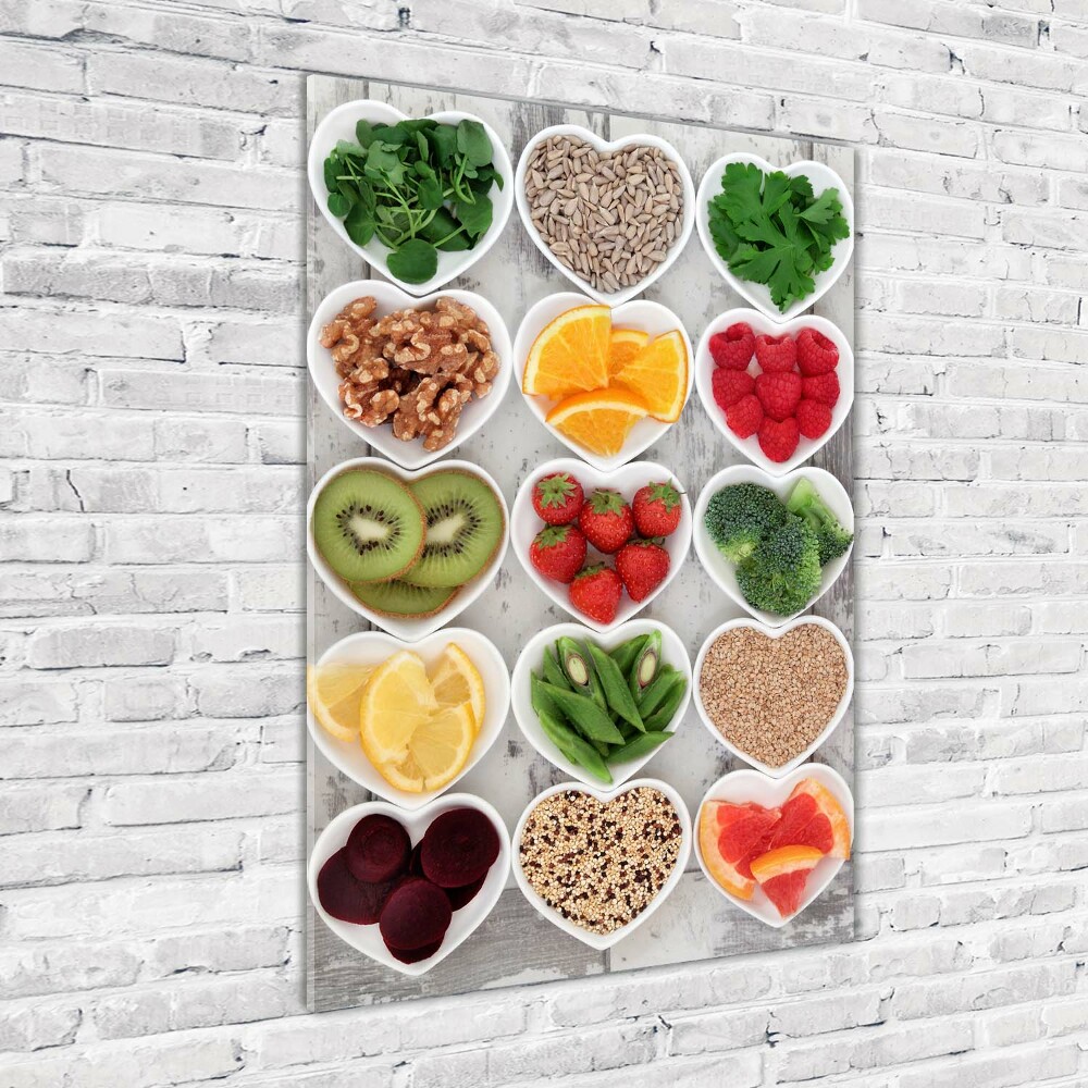 Foto obraz zdjęcie na szkle pionowy Zdrowa żywność