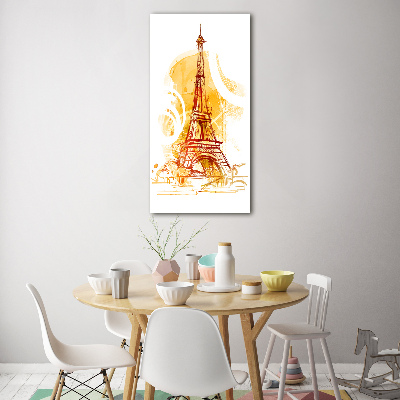 Foto obraz szkło hartowane pionowy Lato w Paryżu