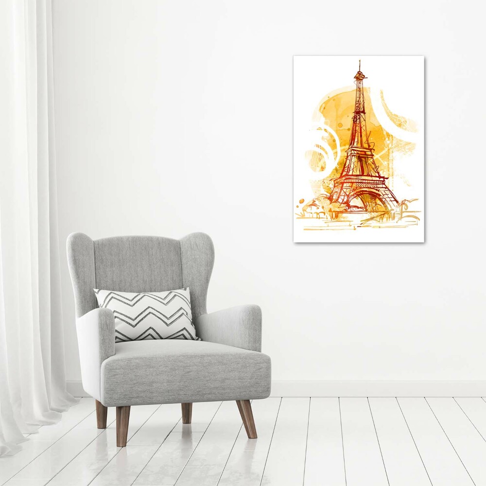 Foto obraz szkło hartowane pionowy Lato w Paryżu