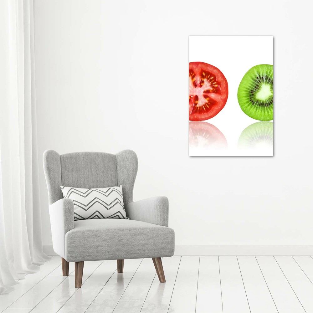 Foto obraz na szkle pionowy Owoce i warzywa