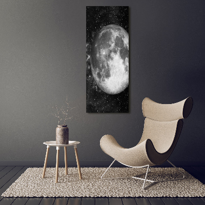 Foto-obraz zdjęcie na szkle pionowy Księżyc