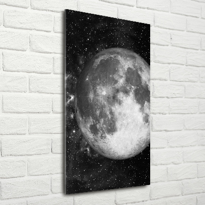 Foto-obraz zdjęcie na szkle pionowy Księżyc