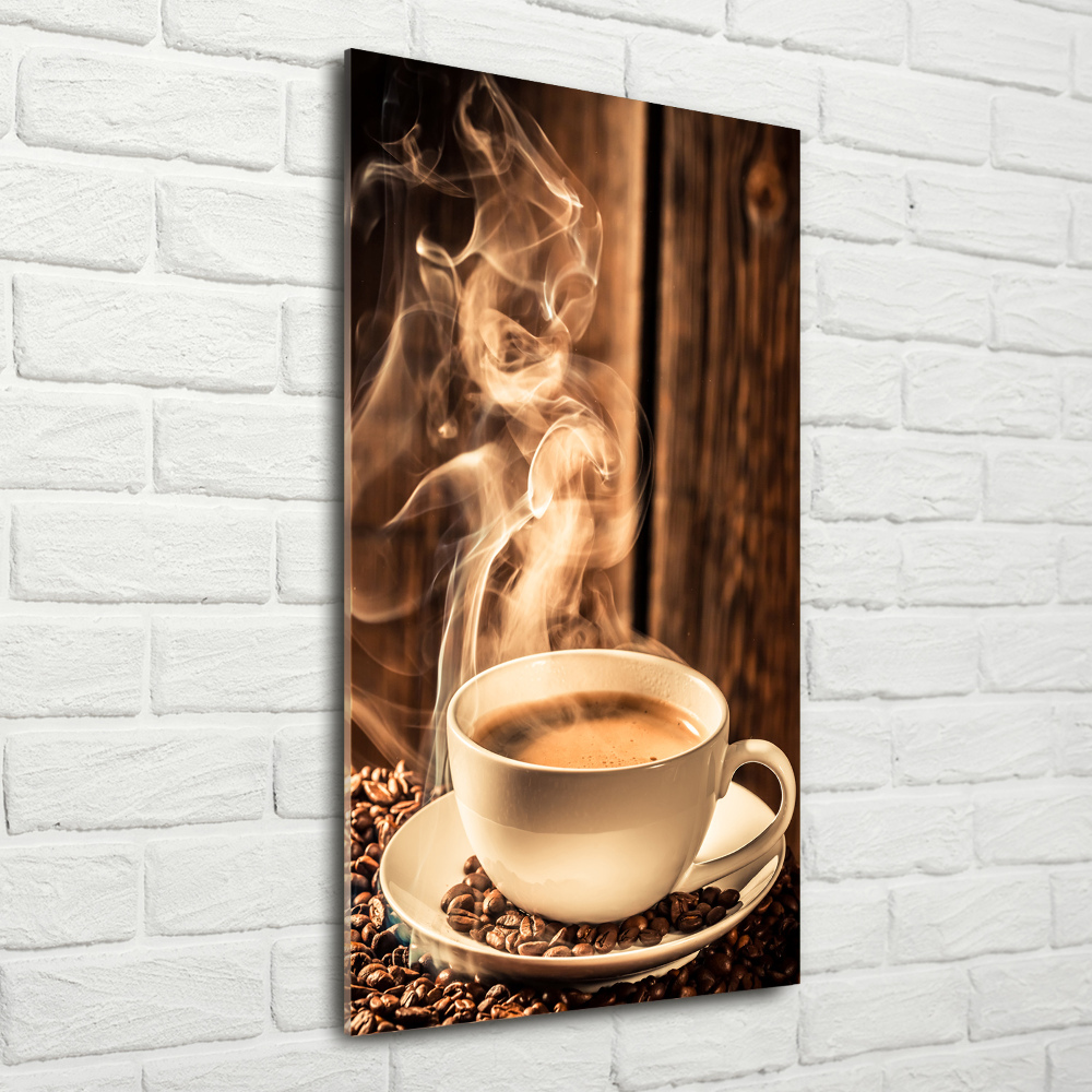 Foto obraz szklany pionowy Aromatyczna kawa