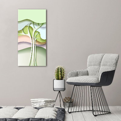 Foto obraz na szkle pionowy Abstrakcyjne drzewo