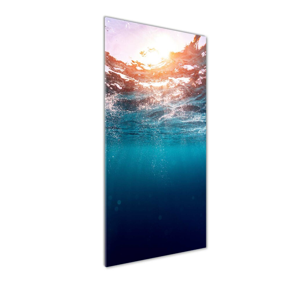 Foto-obraz szkło hartowane pionowy Pod wodą