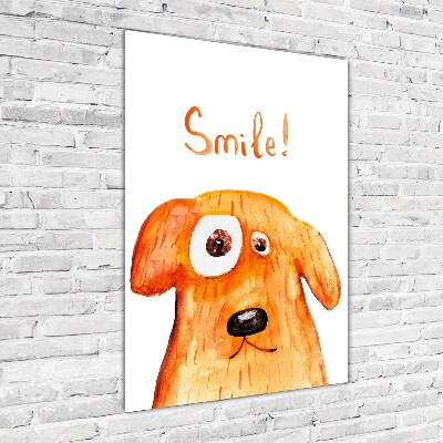 Nowoczesny foto obraz na ścianę pionowy Pies