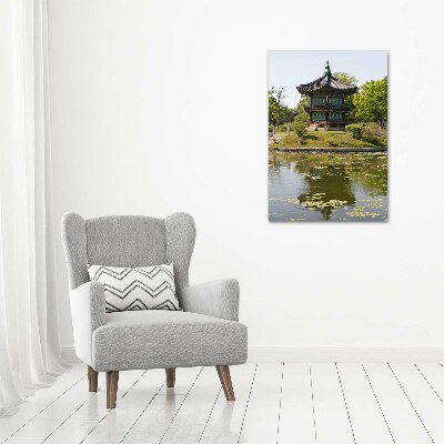 Foto obraz szkło hartowane pionowy Park Japoński