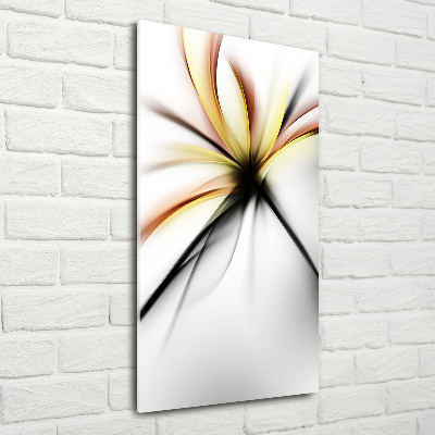 Foto obraz na szkle pionowy Abstrakcyjny kwiat