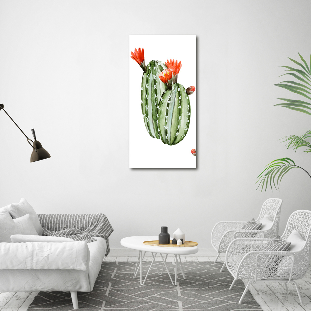 Foto-obraz zdjęcie na szkle pionowy Kaktusy