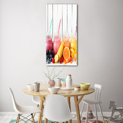 Foto obraz na szkle pionowy Kolorowe koktajle