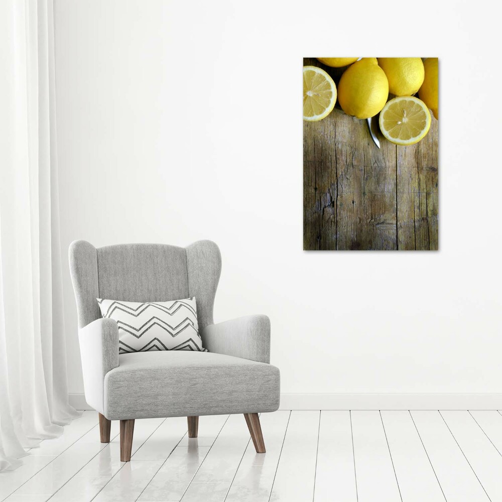 Foto-obraz zdjęcie na szkle pionowy Cytryny