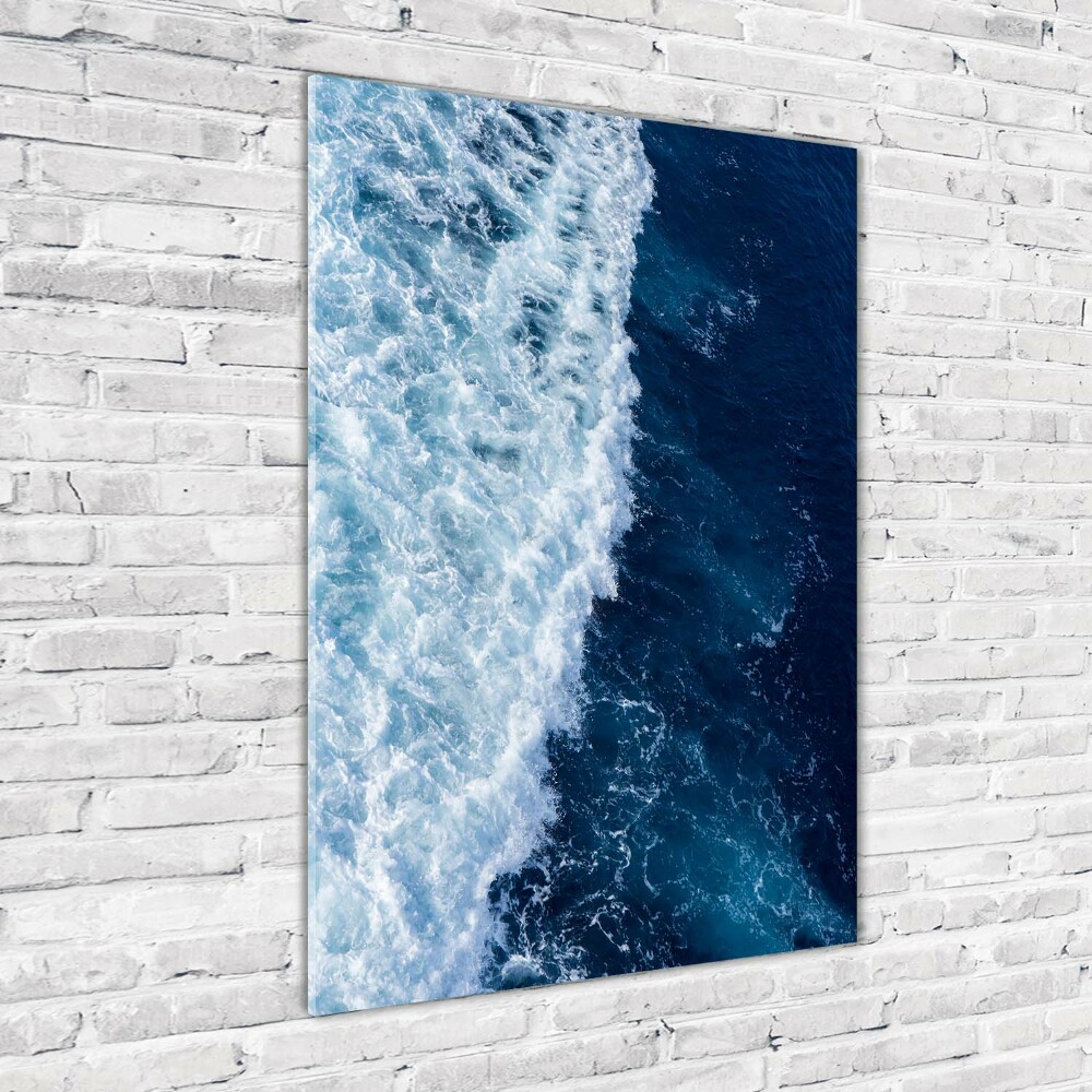 Foto obraz szkło hartowane pionowy Morskie fale