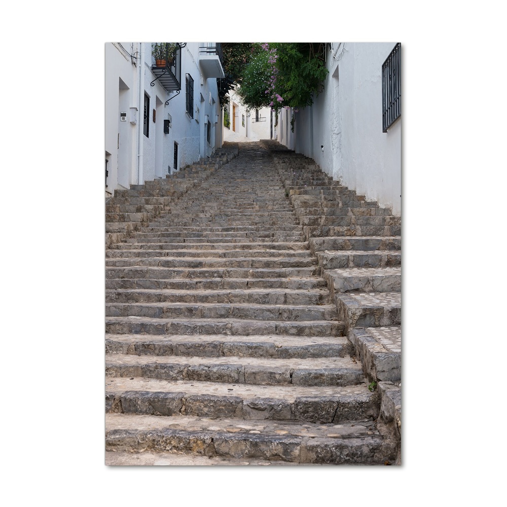 Foto obraz na szkle pionowy Kamienne schody