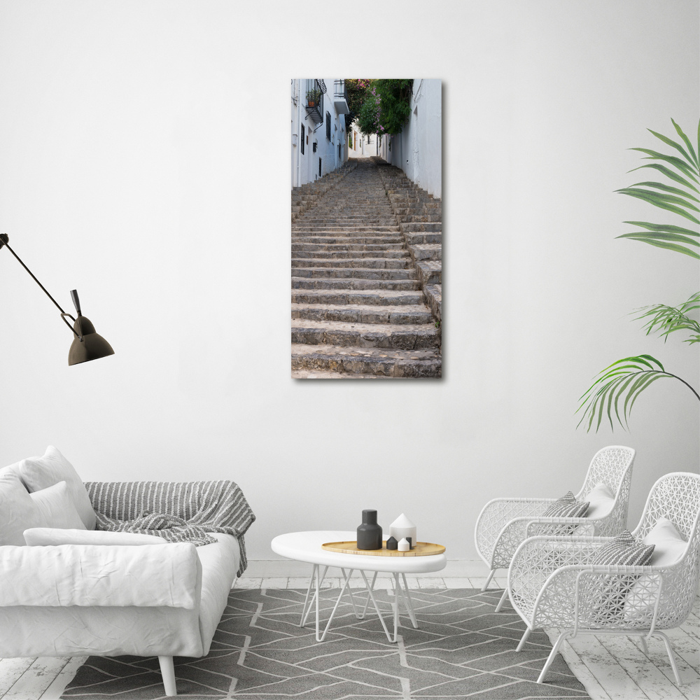 Foto obraz na szkle pionowy Kamienne schody