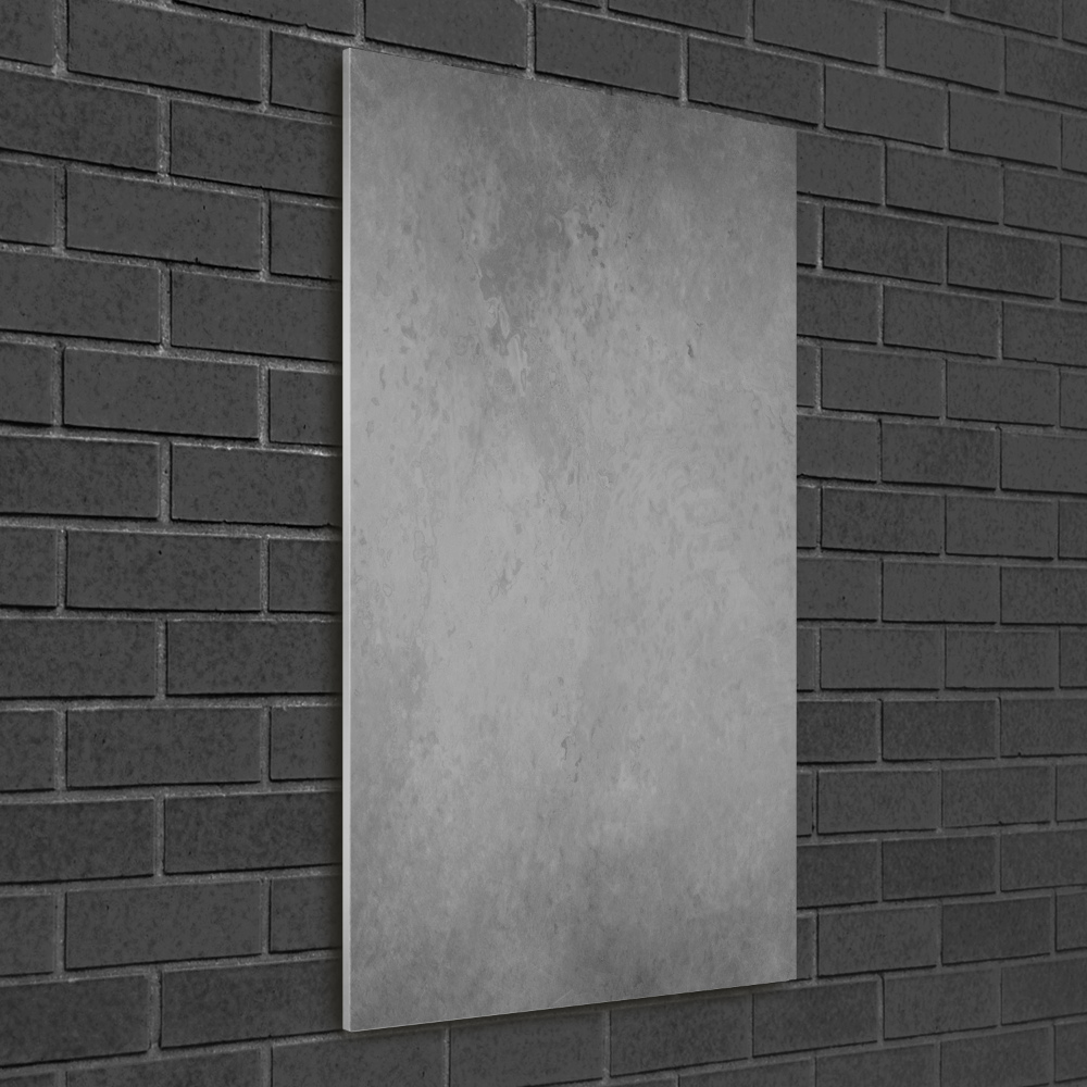 Foto obraz szkło hartowane pionowy Betonowe tło