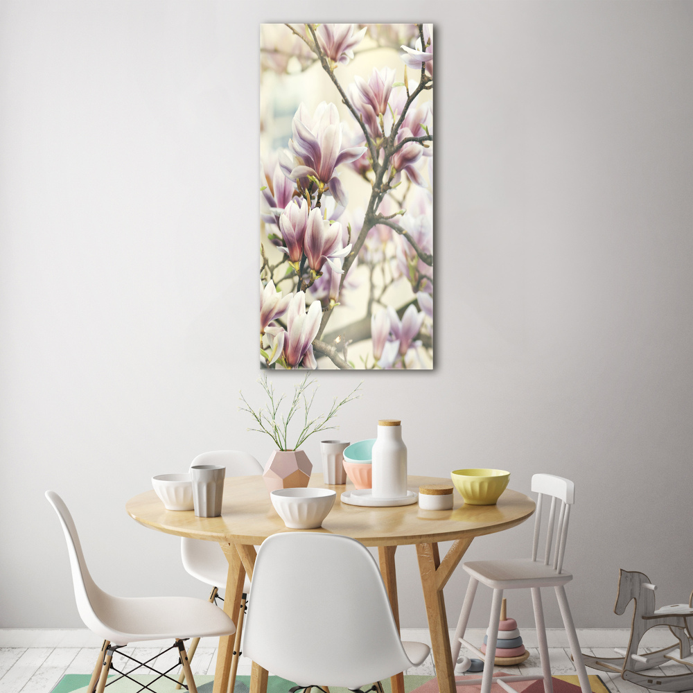Foto-obraz szkło hartowane pionowy Magnolia