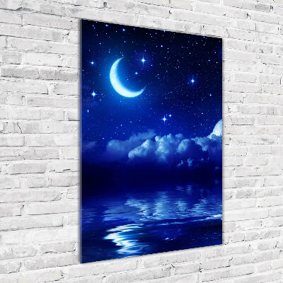 Foto obraz szkło hartowane pionowy Niebo nocą