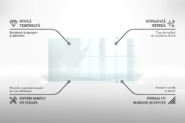 Panel szklany do kuchni transparentny 