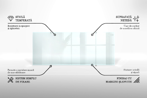 Panel szklany do kuchni transparentny 