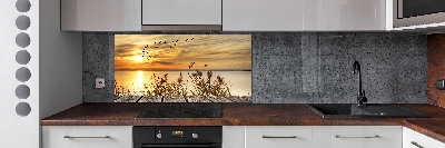 Panel do kuchni Molo nad jeziorem