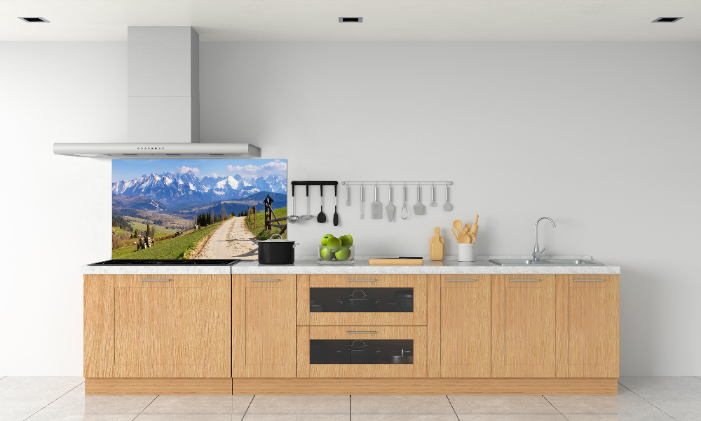 Panel do kuchni Panorama Tatr