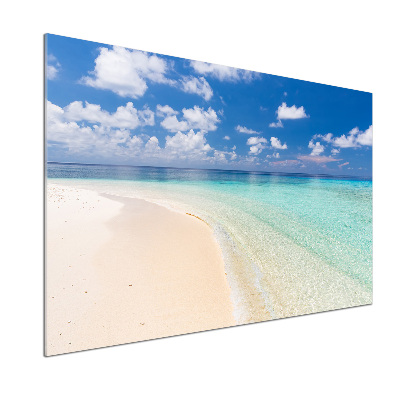 Panel lacobel Plaża na Malediwach