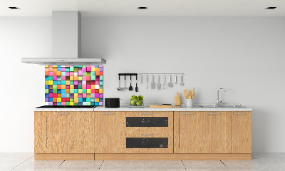 Panel do kuchni Kolorowe kwadraty