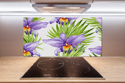 Panel między meble w kuchni Orchidea