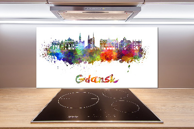 Panel do kuchni Kolorowy Gdańsk