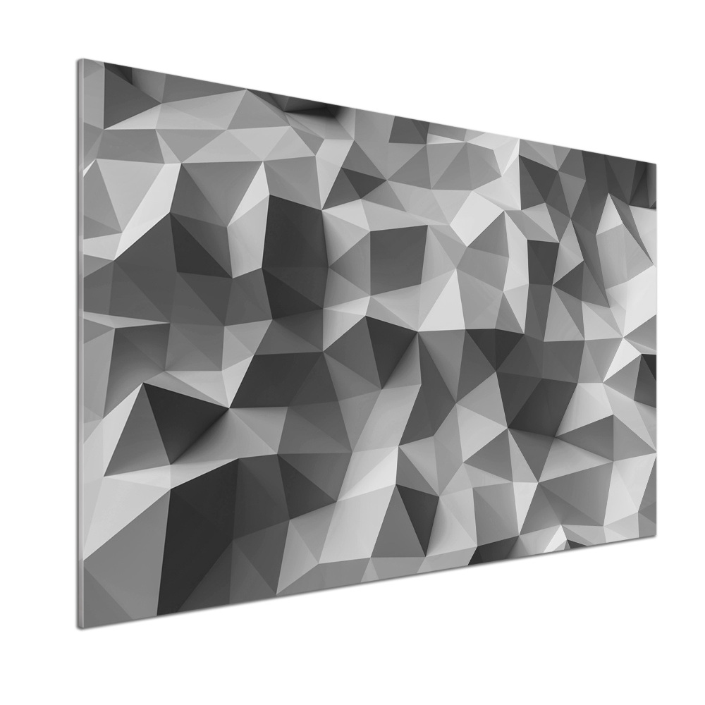 Panel lacobel Abstrakcja trójkąty