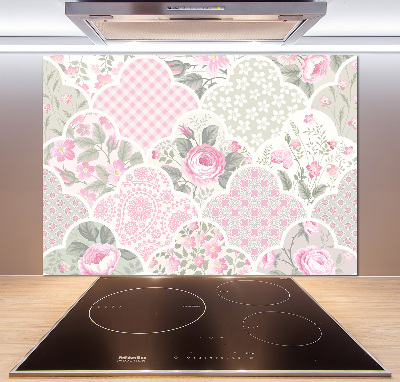 Panel do kuchni Róże i ornamenty