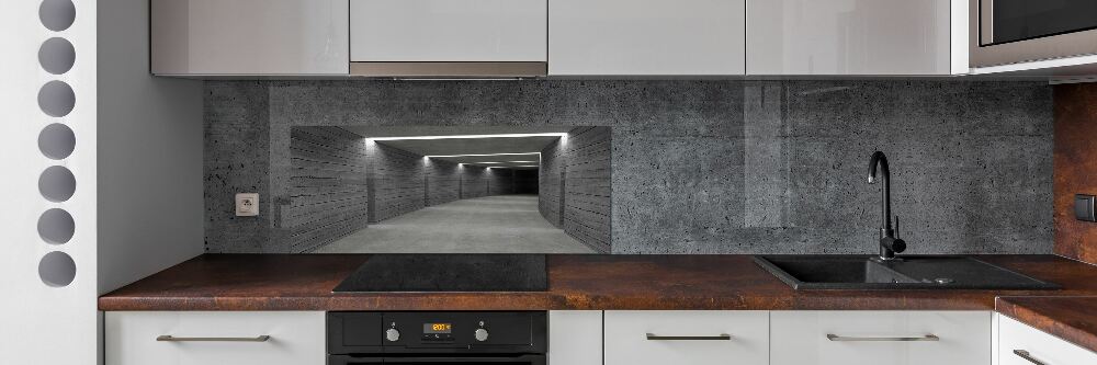 Panel do kuchni Betonowy tunel