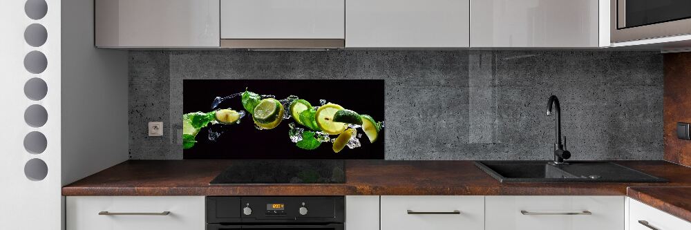 Panel do kuchni Limonka i cytryna