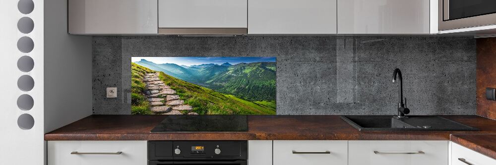 Panel do kuchni Ścieżka w Tatrach