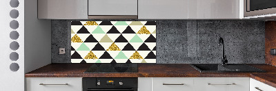 Panel do kuchni Kolorowe trójkąty