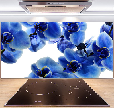 Panel do kuchni Niebieska orchidea