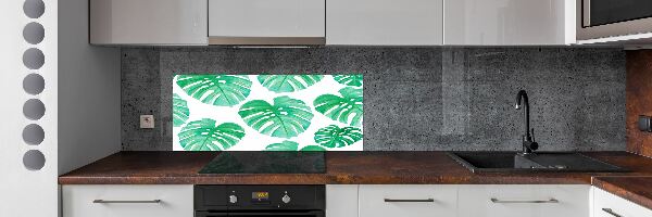 Panel między meble w kuchni Monstera