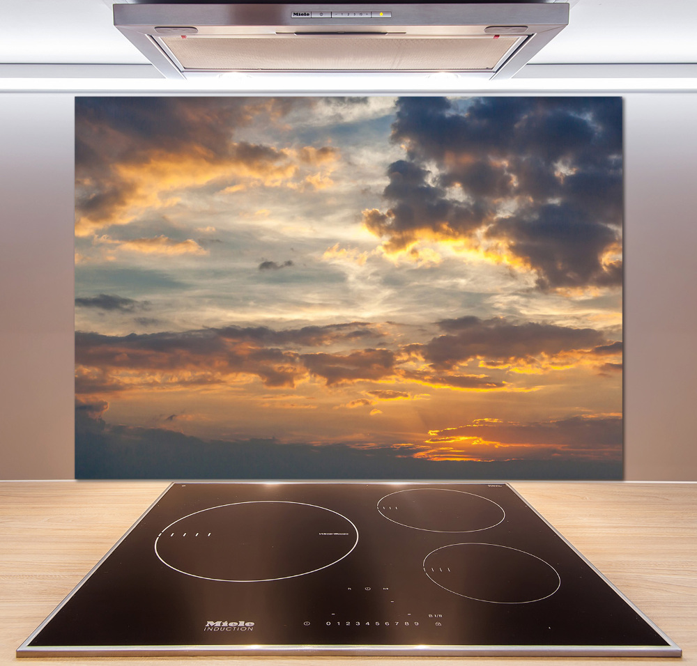 Panel do kuchni Zachód słońca