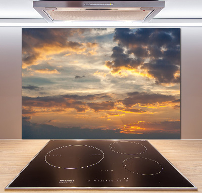 Panel do kuchni Zachód słońca
