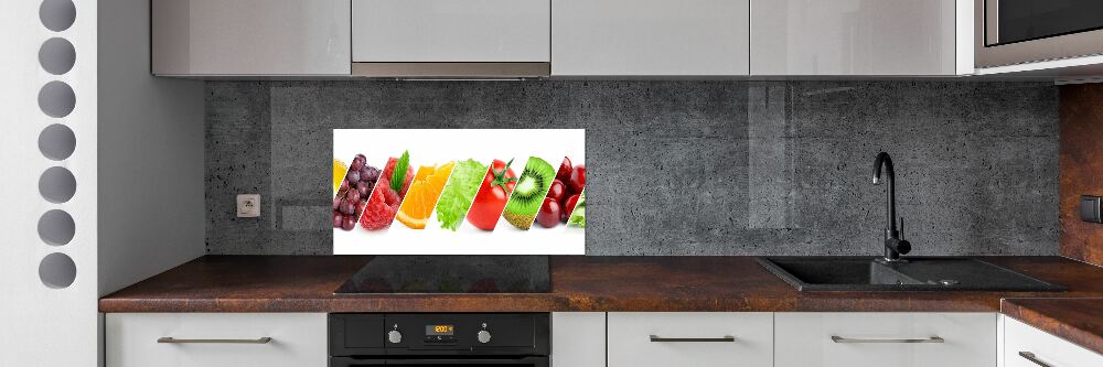 Panel do kuchni Owoce i warzywa