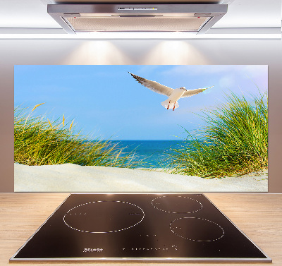 Panel do kuchni Mewa na plaży
