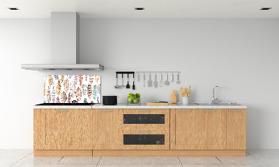 Panel do kuchni Kolorowe pióra