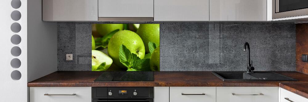 Panel do kuchni Zielone jabłka