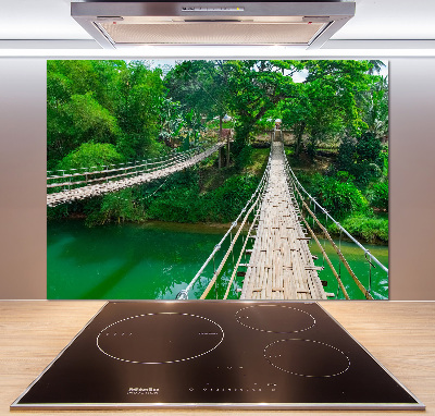 Panel do kuchni Most nad rzeką