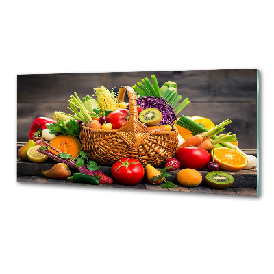 Panel do kuchni Kosz warzyw owoców